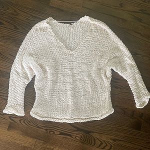 free people off shoulder sweater
